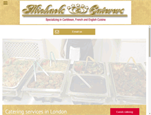 Tablet Screenshot of michaelscaterers.co.uk